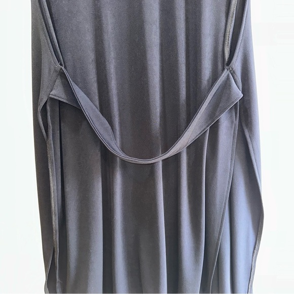 Chico's Travelers Slinky Liquid Knit Open Front Duster Vest Navy Blue Size 3 XL - Picture 3 of 7